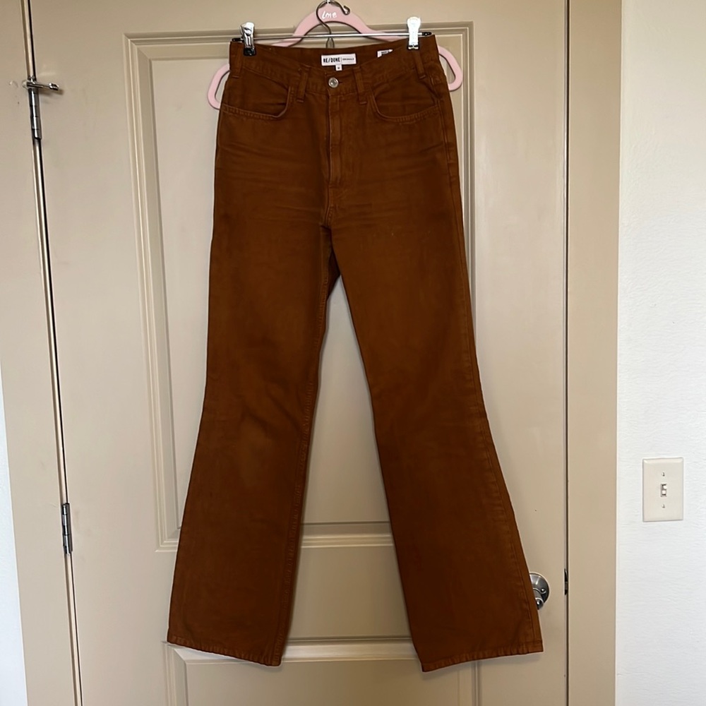 RE/DONE originals brown canvas pants